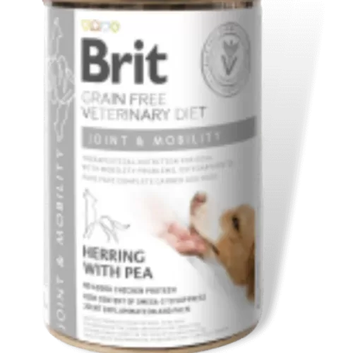 brit grain free veterinary diet joint mobility wet for dog