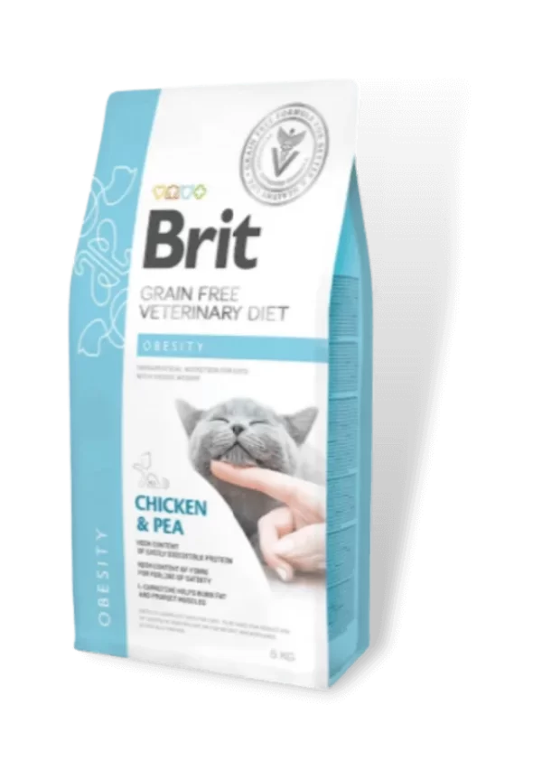 Brit GF Veterinary Diets Cat Obesity sausas maistas katėms