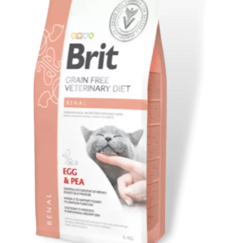 brit gf veterinary diets cat renal sausas maistas katėms