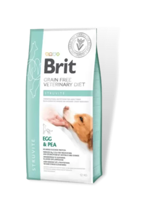 brit gf veterinary diets dog struvite sausas maistas šunims