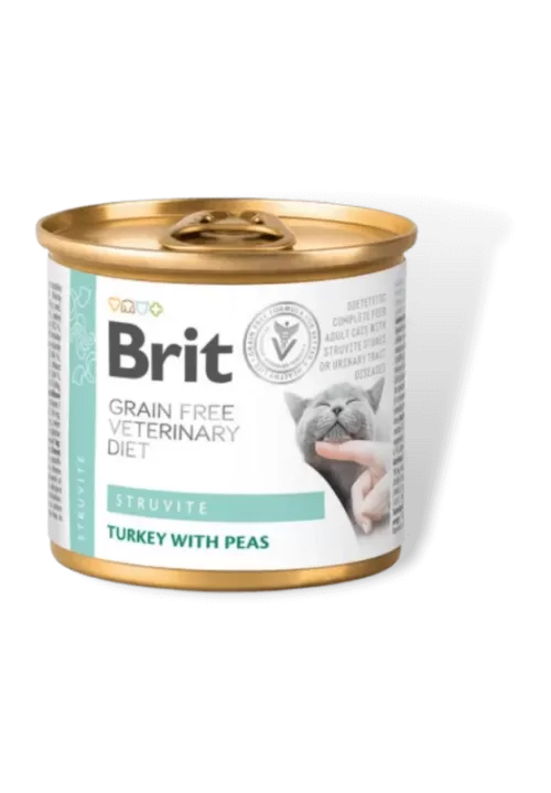 brit grain free veterinary diet struvite wet for cat