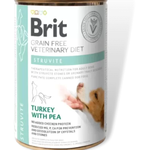 brit gf veterinary diets struvite konservai šunims, 400g