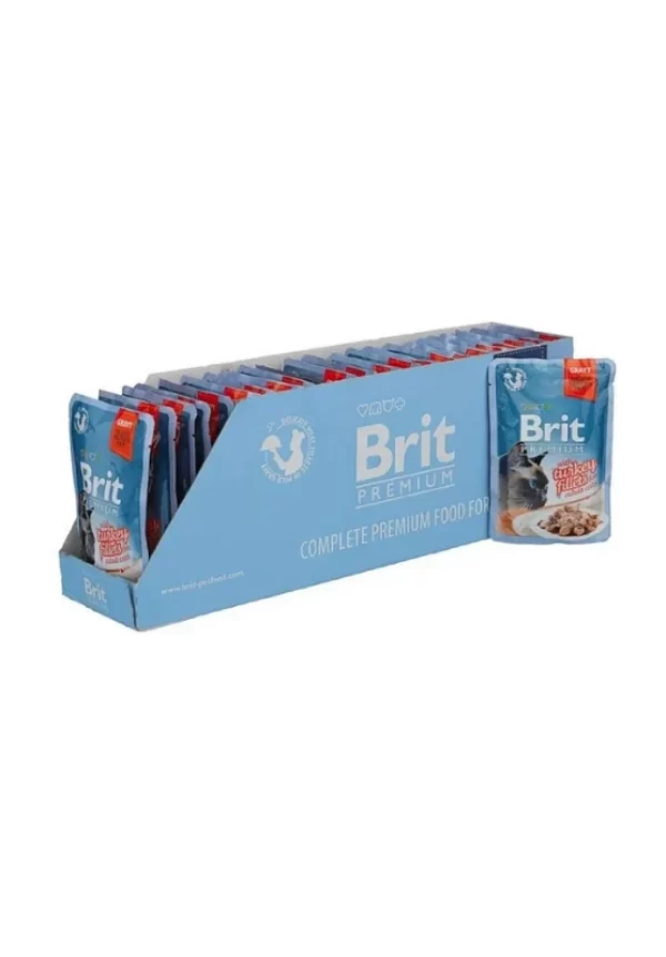 Brit Premium Delicate Fillets in Gravy with Turkey konservai katėms su kalakutiena