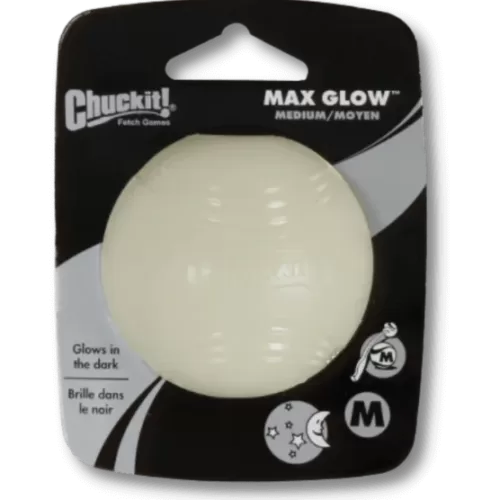 chuckit max glow ball m size