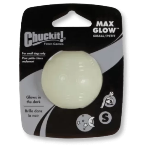 chuckit max glow ball s size
