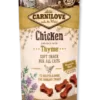 carnilove skanėstai katėms semi-moist chicken enriched with thymes 50gr
