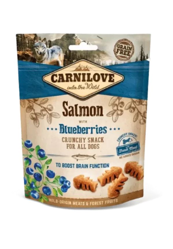 Carnilove skanėstai šunims Crunchy Salmon with Blueberries 200gr