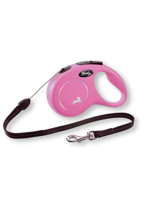 flexi new classic s cord 8 m pink