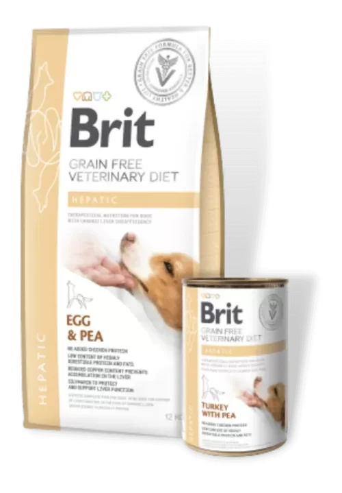 BRIT Grain Free Veterinary Diet HEPATIC sausas maistas šunims