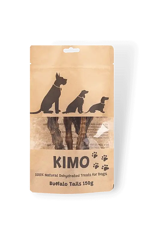 kimo džiovintas skanėstas buivolų uodegos 150g skanėstas šunims
