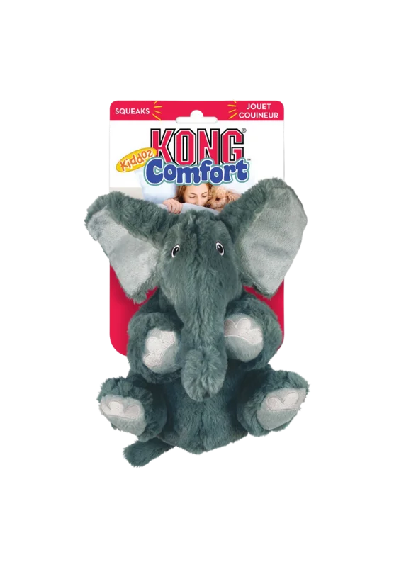 kong comfort kiddos elephant dog toy