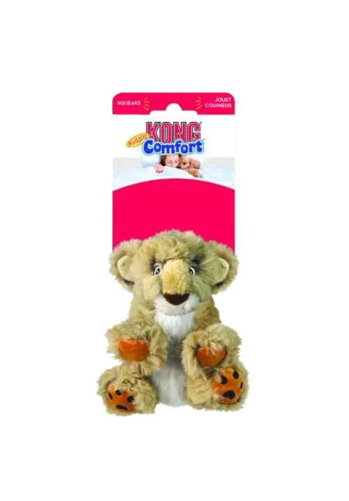 kong comfort kiddos lion dog toy
