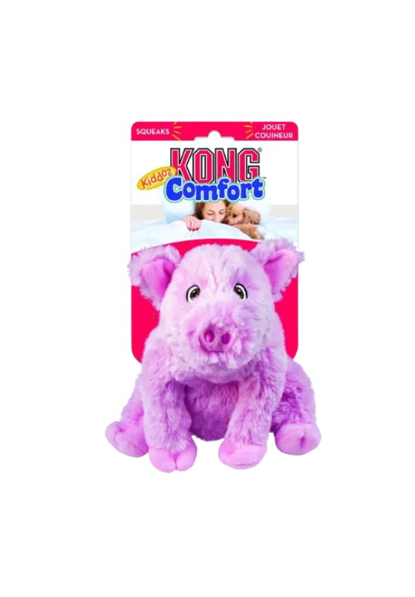 KONG Comfort Kiddos Pig Dog Toy