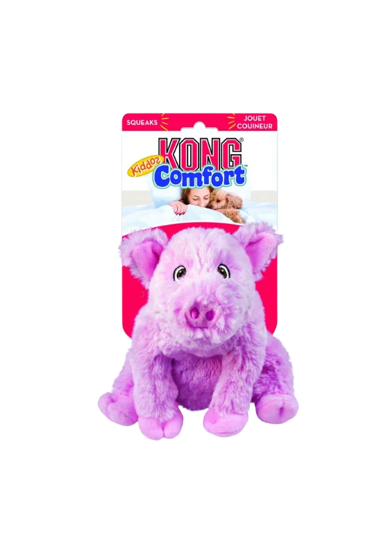 kong comfort kiddos pig dog toy