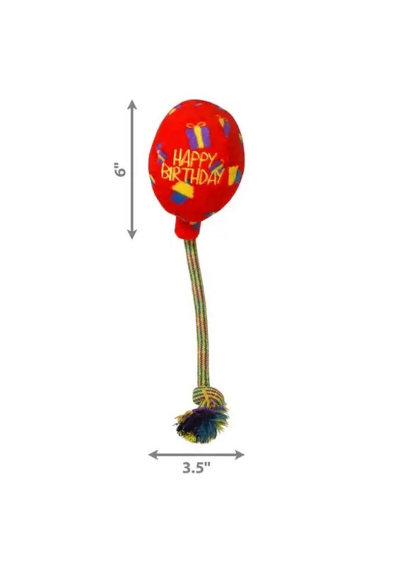 kong occasions birthday balloon red 4