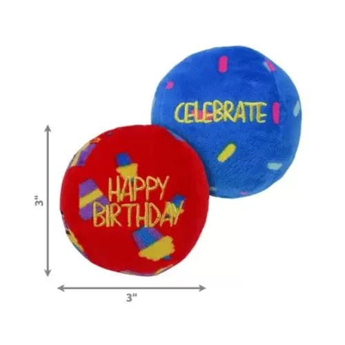 kong occasions birthday balls 2 pack 5