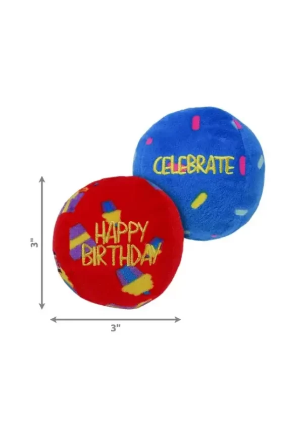 kong occasions birthday balls 2 pack 5