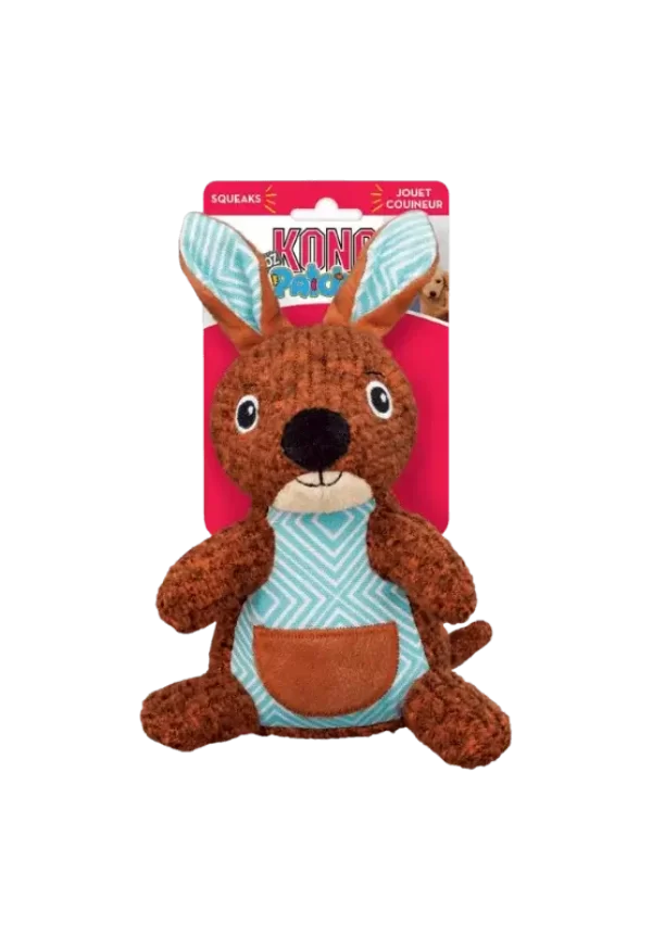 kong patches cordz kangaroo dog toy