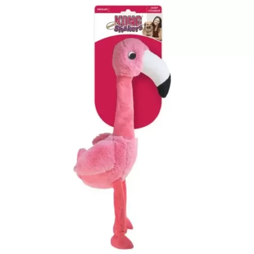 kong shakers honkers flamingo dog toy