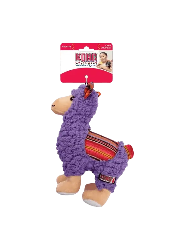 kong sherps llama dog toy