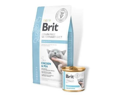 brit veterinary diet obesity cat