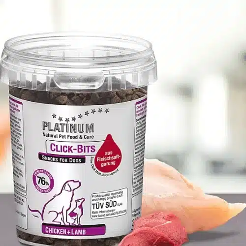 platinum snacks for dogs click bits chicken lamb