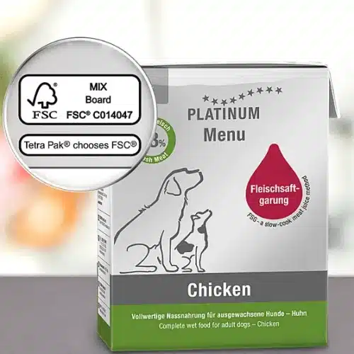 PLATINUM wet dog food Menu Adult Chicken 3