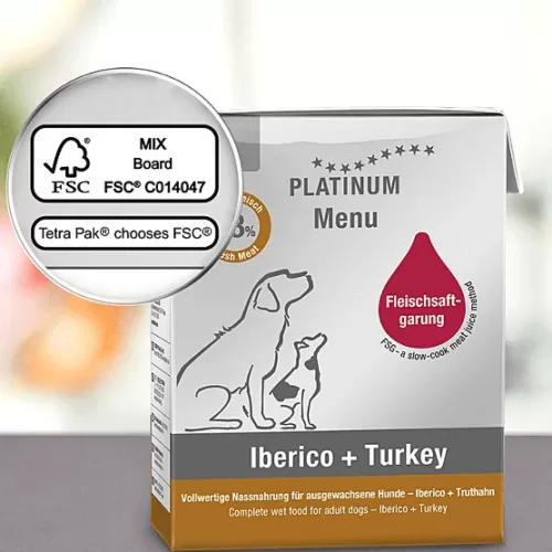platinum wet dog food menu adult iberico turkey 3