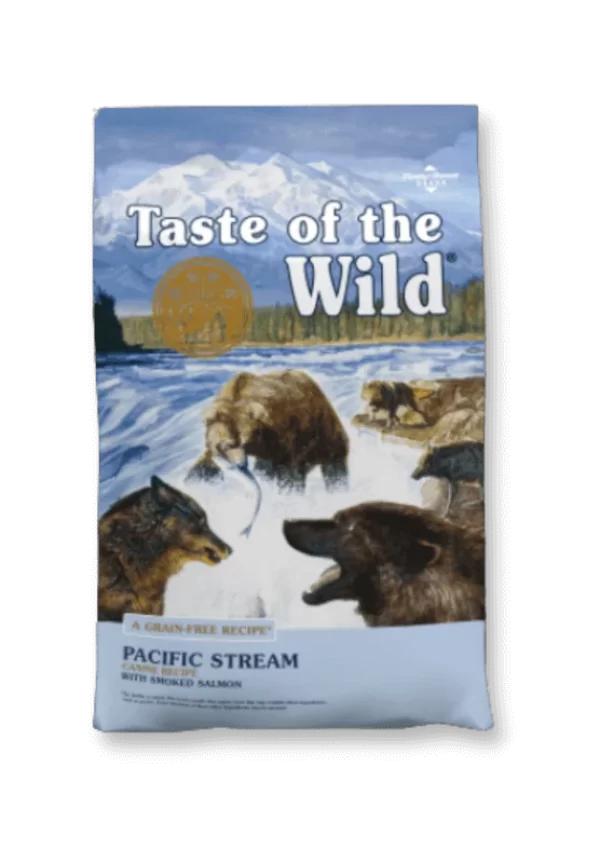 taste of the wild pacific stream canine recipe begrūdis šunų maistas