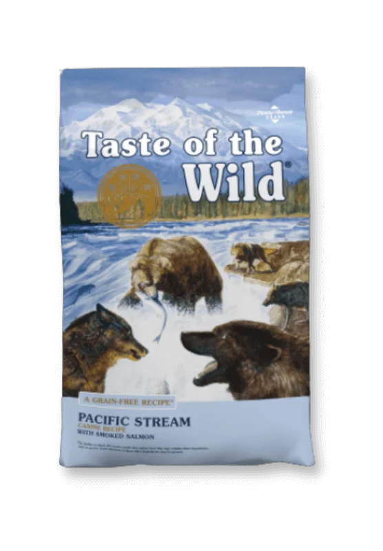 taste of the wild pacific stream canine recipe begrūdis šunų maistas
