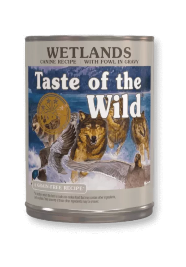 taste of the wild wetlands canine konservai šunims 400g