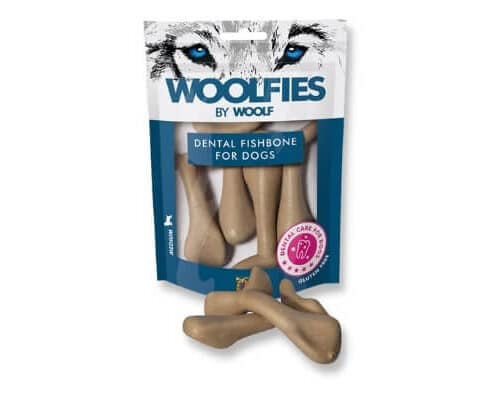 woolf dental fishbone for dogs skanėstai šunims 100 gr