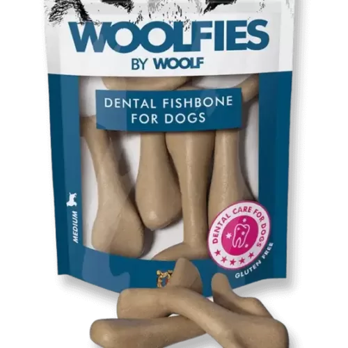 Woolf Dental Fishbone for Dogs skanėstai šunims 100 gr