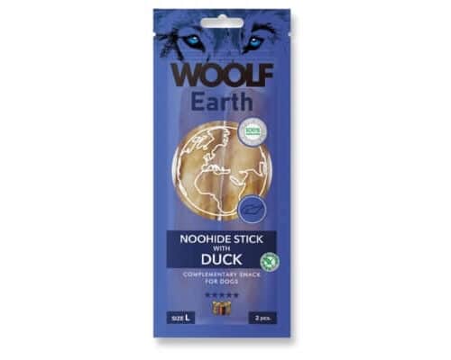 woolf earth noohide s, m, l, xl stick with duck