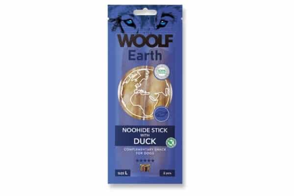 woolf earth noohide s, m, l, xl stick with duck