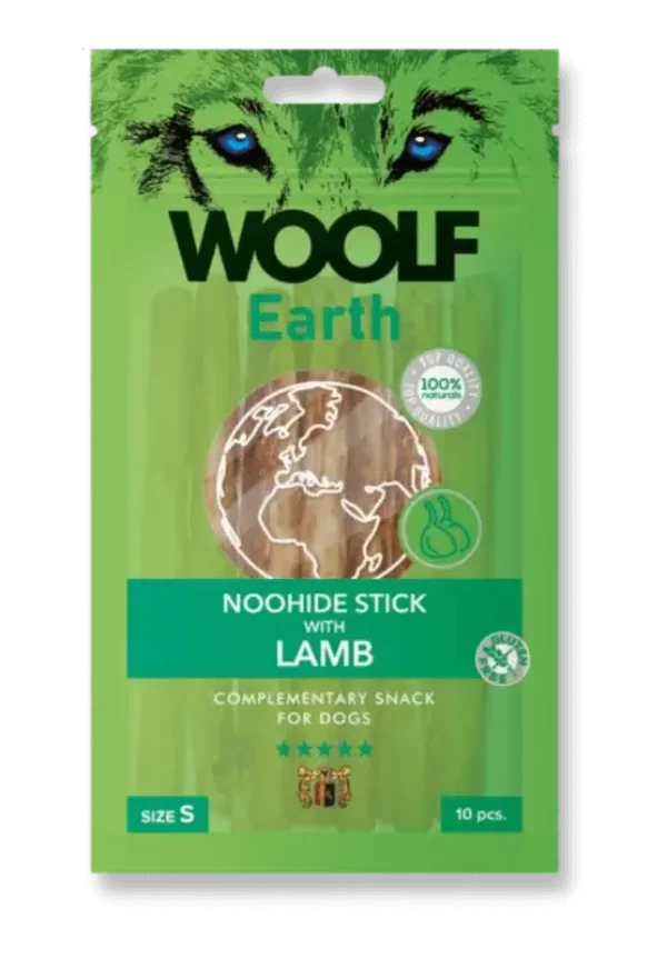 woolf earth noohide stick with lamb s stick