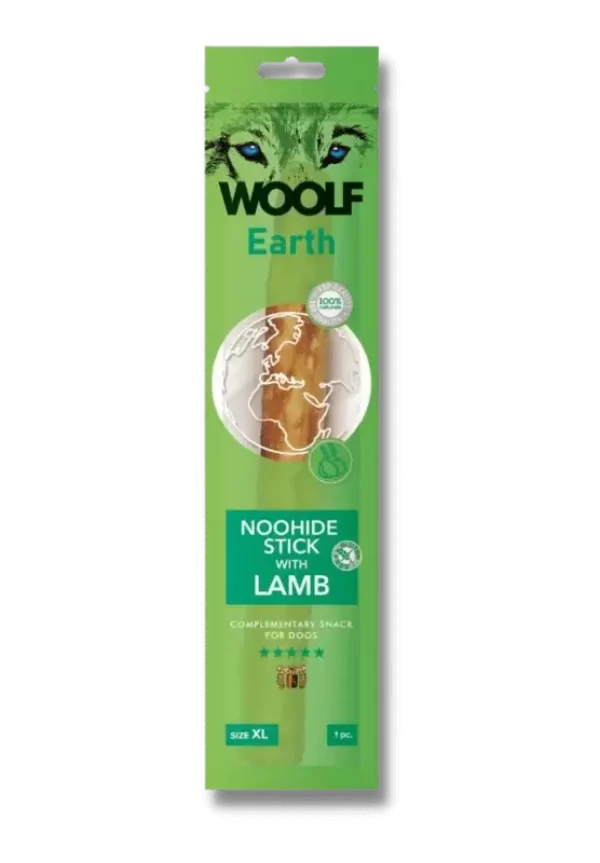 woolf earth noohide stick with lamb xl stick