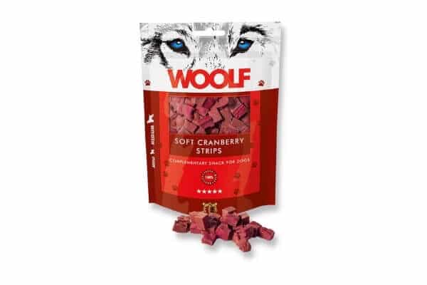 woolf soft cranberry strips skanestai sunims 100 gr