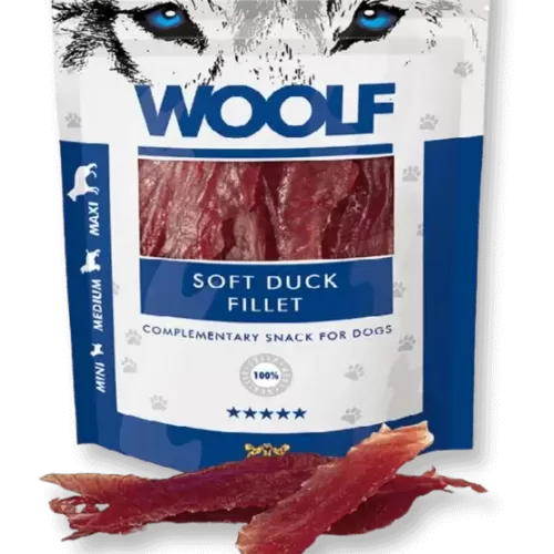 woolf soft duck fillet skanėstai šunims 100 gr