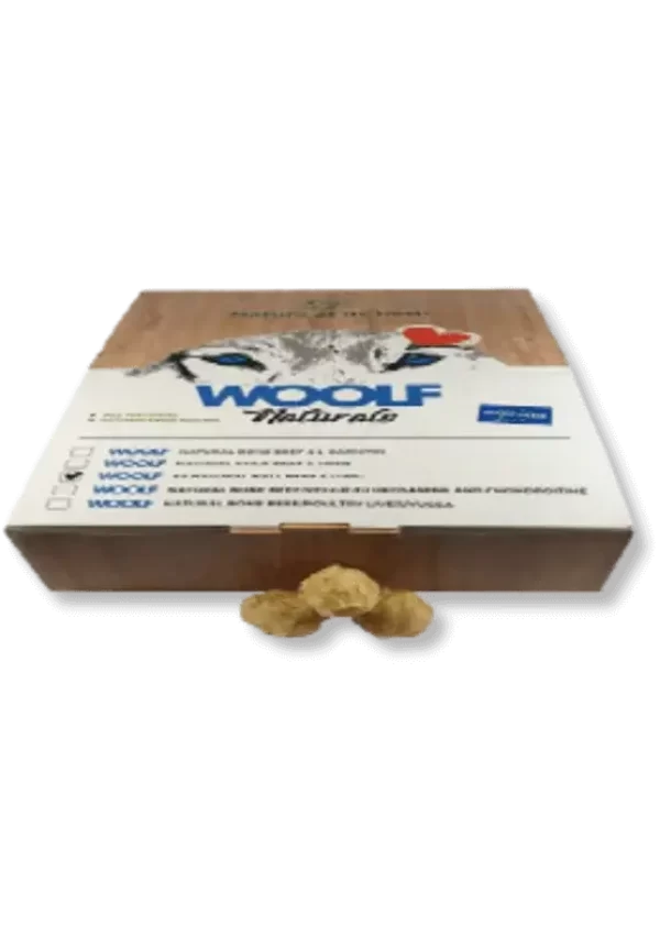 woolf xs natural ball with lung skanėstai šunims 900 gr