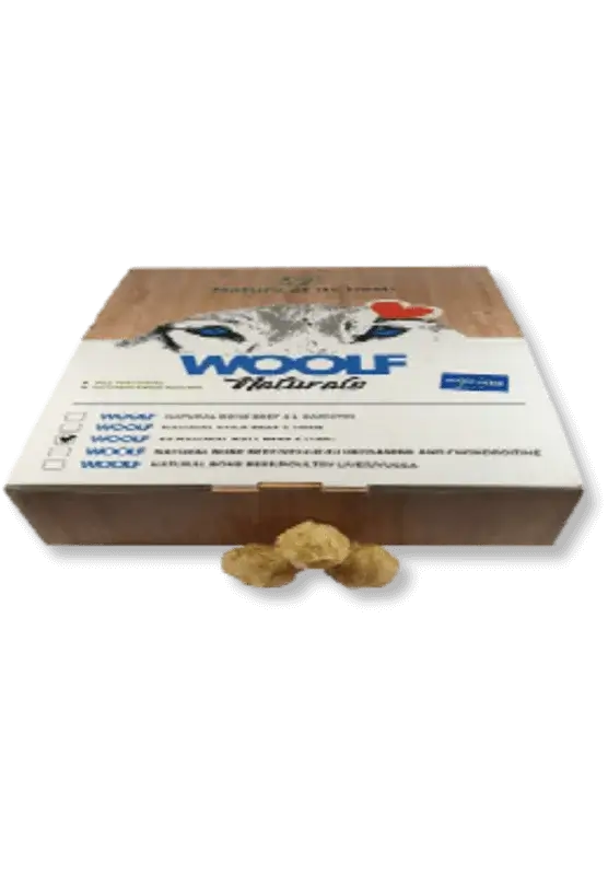 woolf xs natural ball with lung skanėstai šunims 900 gr