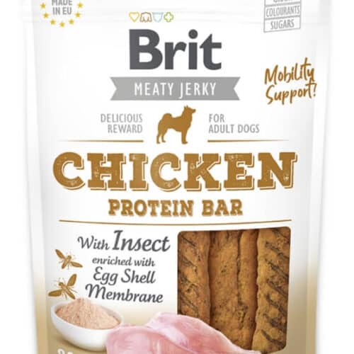 Brit Jerky Chicken Protein Bar skanėstas 80g