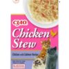 ciao cat konservas chicken stew with salmon 40g