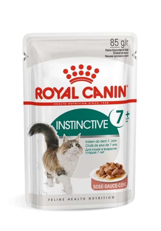 royal canin instinctive 7+ gravy konservai katėms padaže 12 x 0,85g