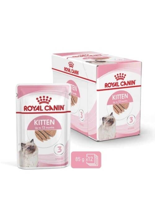royal canin kitten loaf konservai kačiukams gabaliukais 12 x 0,85g