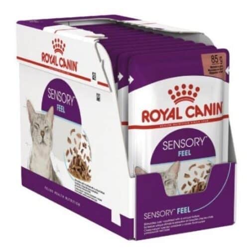 royal canin sensory feel gravy konservai katėms jutiminė stimuliacija, padaže