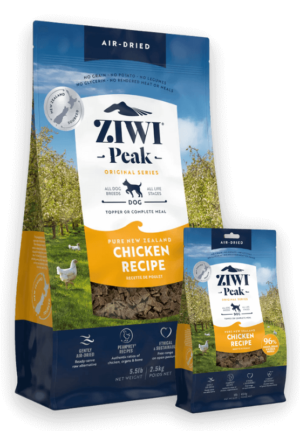 Ziwi Peak Chicken Air Dried sausas maistas šunims su vištiena