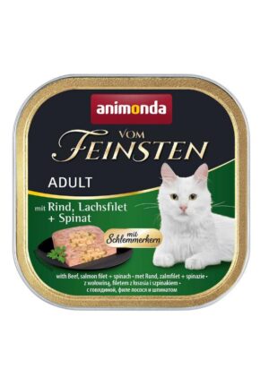 Animonda Vom Feinsten konservai katėms su jautiena, lašiša, špinatais, 100g