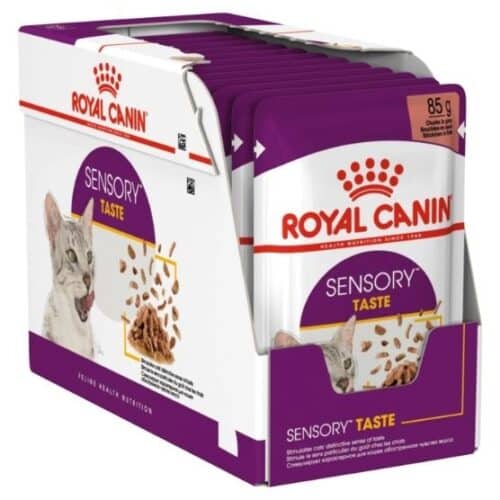 royal canin sensory taste gravy konservai katėms skonio stimuliacija, padaže 12 x 0,85g