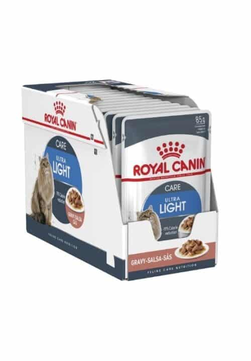 royal canin ultra light konservai katėms svorio mažinimui, padaže